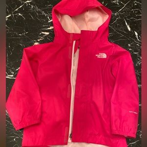 Pink Toddler North Face Raincoat